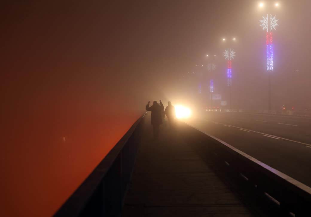  Srbija magla ometa saobraćaj 