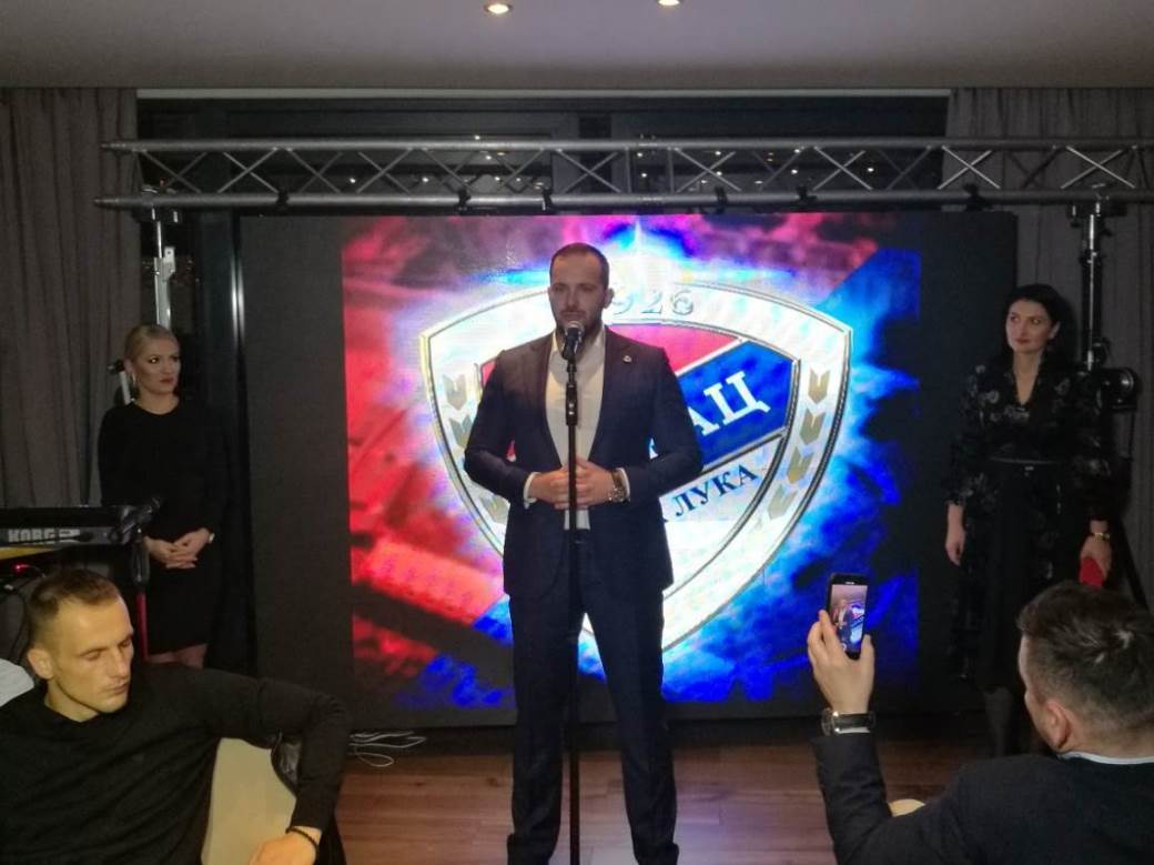  Fk Borac proslava za kraj polusezone Premijer liga 2019/20 
