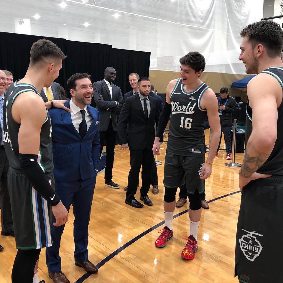Ognjen Stojaković, Luka Dončić, Bogdan Bogdanović