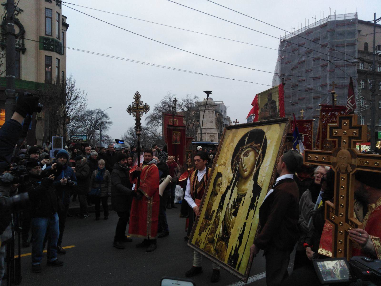  Beograd: Moleban podrške Srbima 