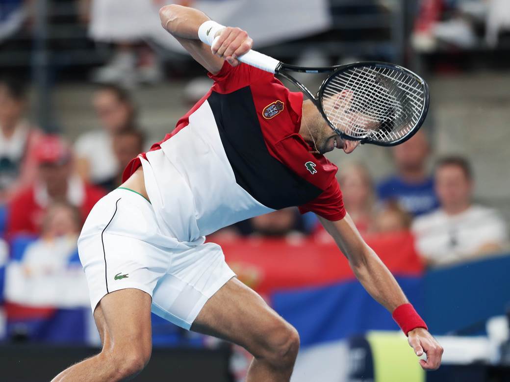  Novak Đoković polomio reket protiv Danila Medvedeva na ATP kupu 