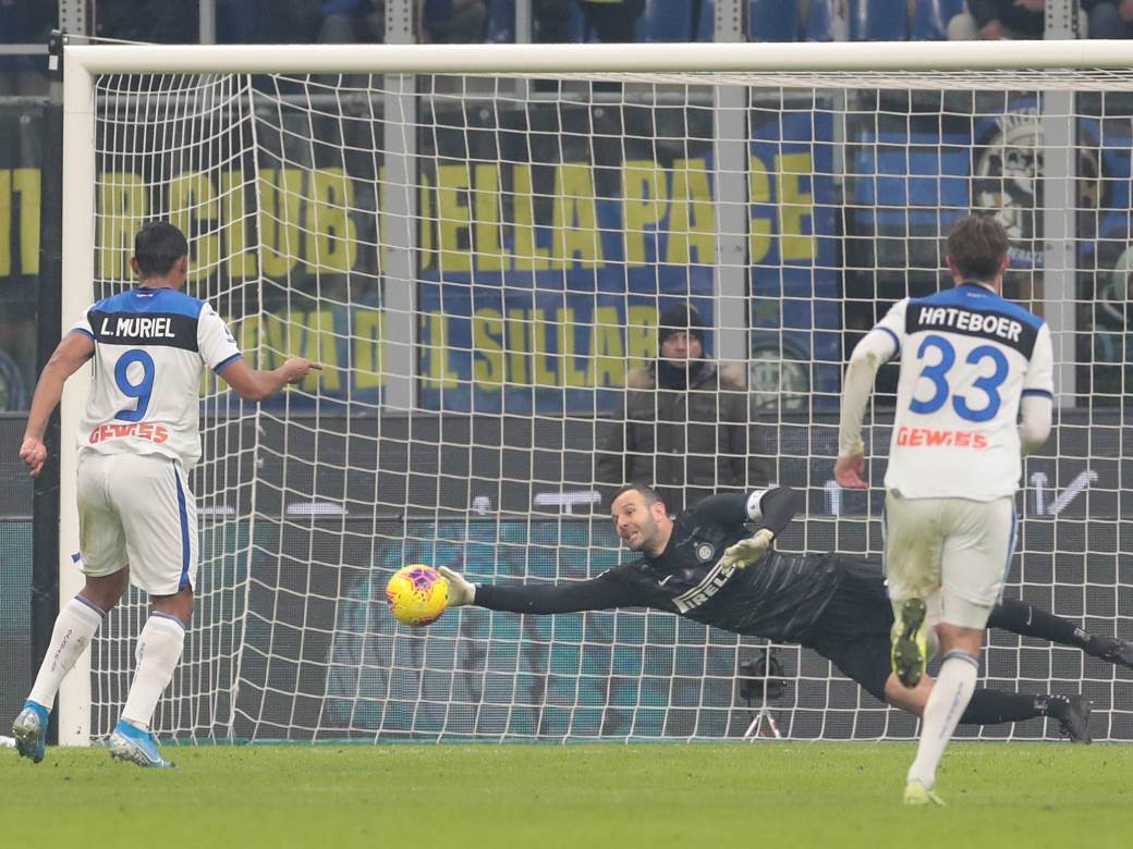  Serija A 19 kolo Inter - Atalanta 1-1 