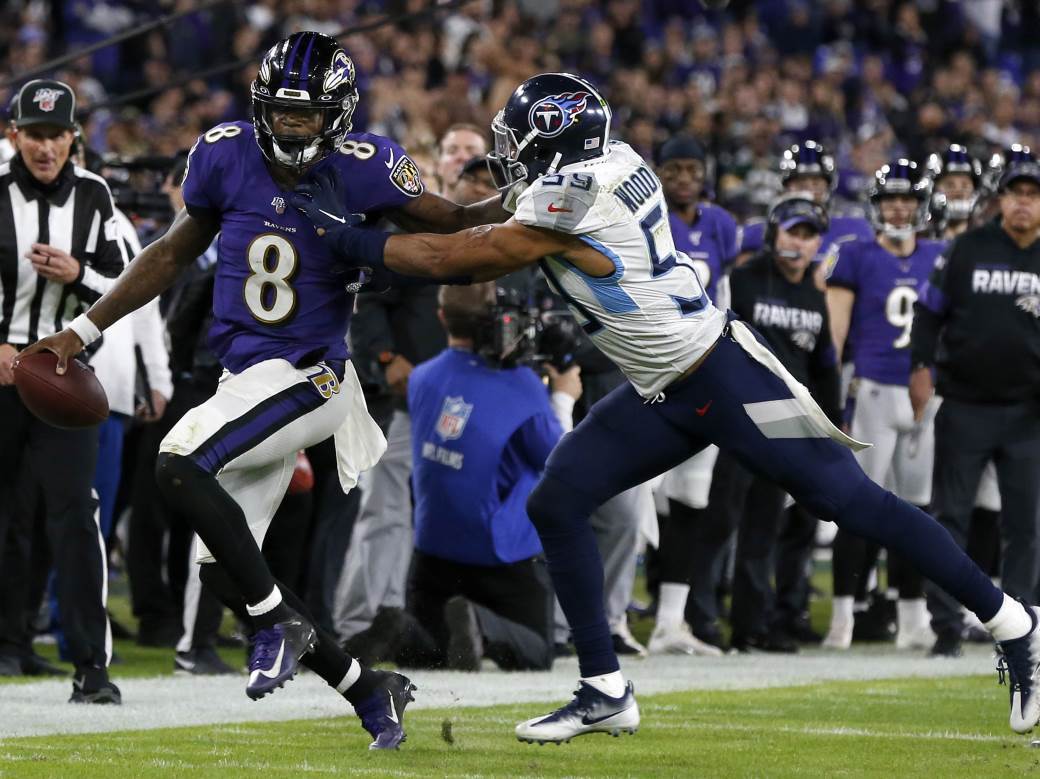  NFL američki fudbal plej-of Baltimor - Tenesi 12:28 