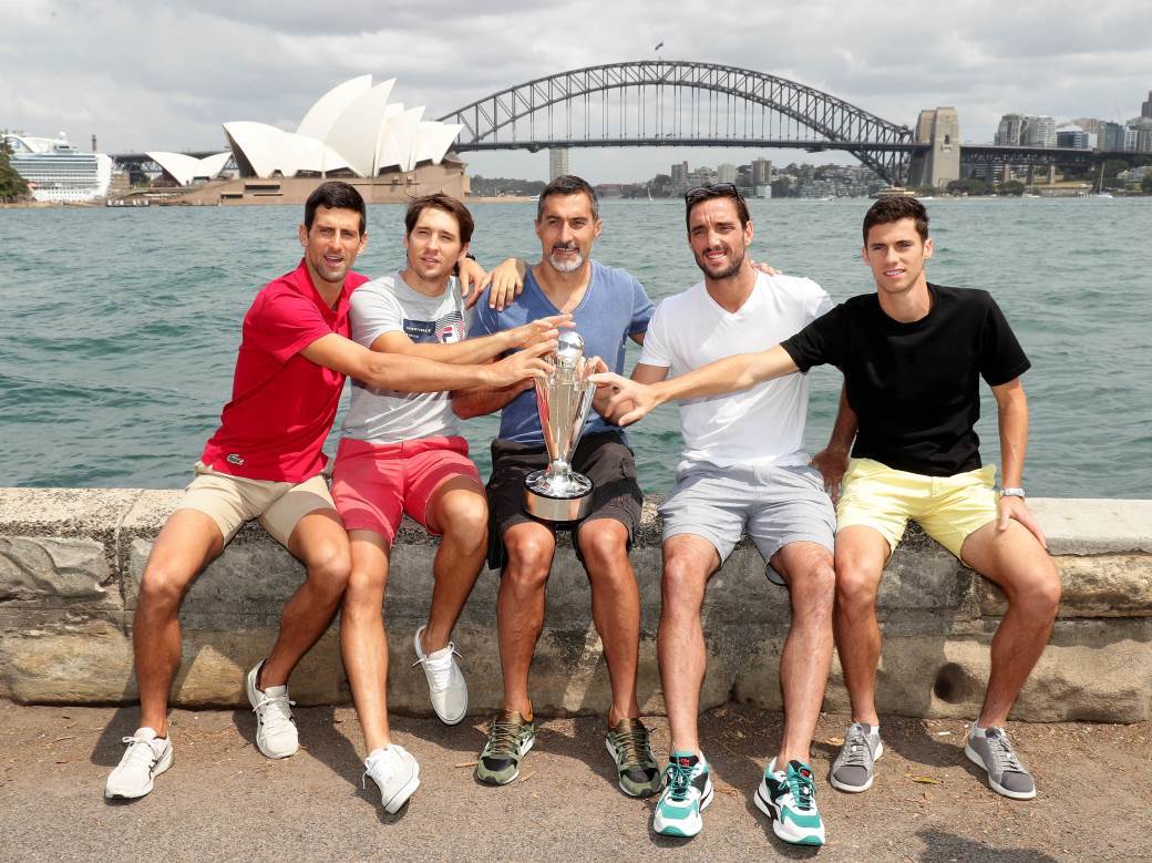  ATP kup trofej Srbija razglednica iz Sidneja FOTO 