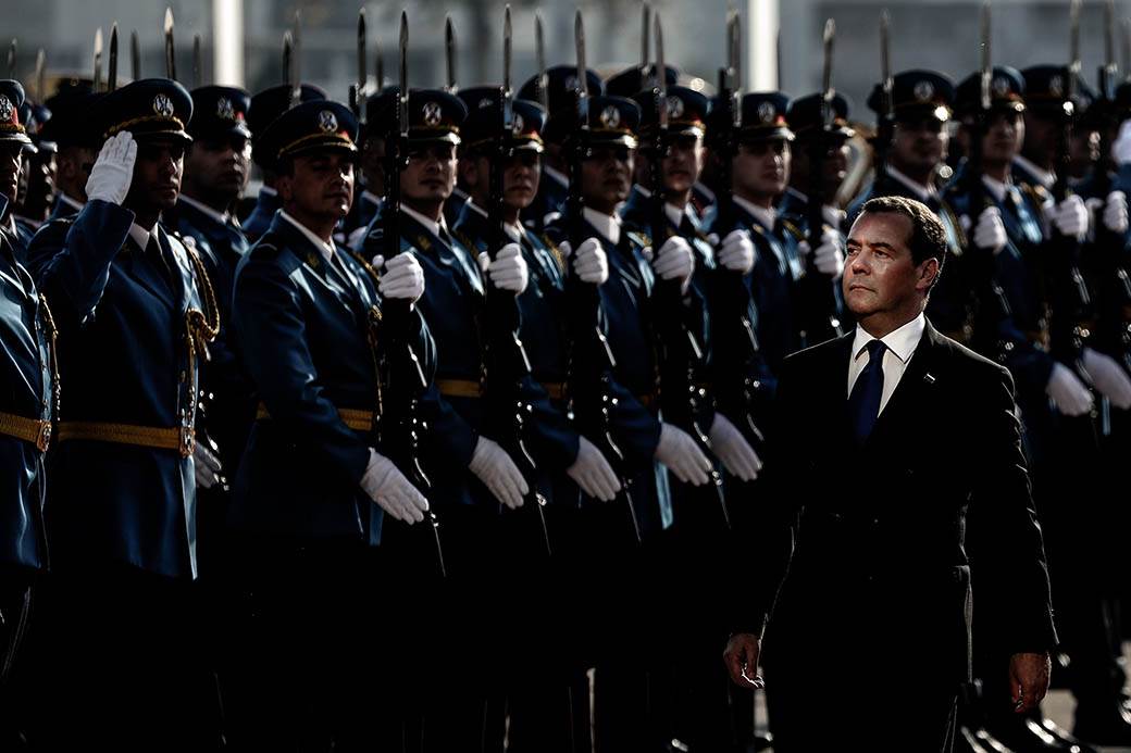 Predsednik Vlade Ruske Federacije Dmitrij Medved u poseti Beogradu.
