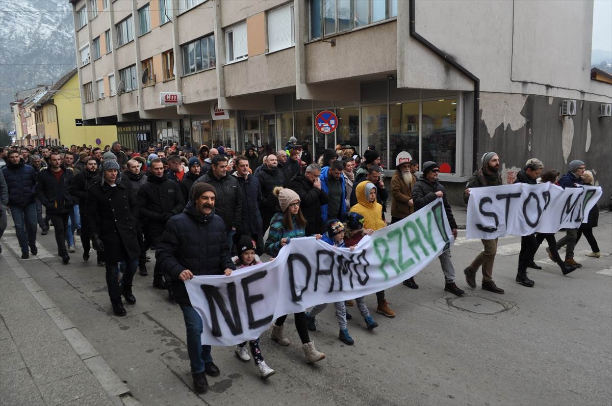  Višegrad protesti protiv gradnje hidroelektrana 