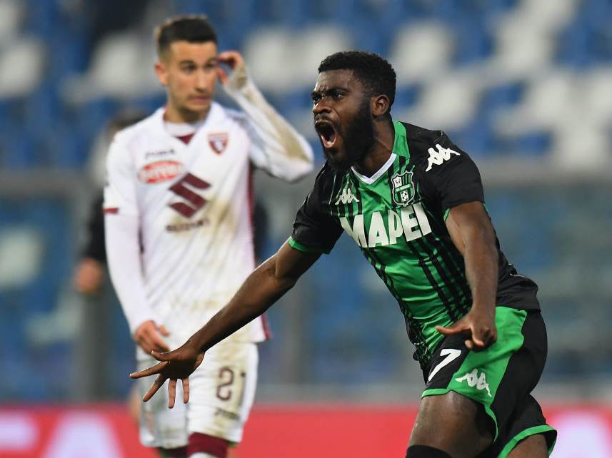  Sasuolo - Torino 2:1, Serija A, 20. kolo 