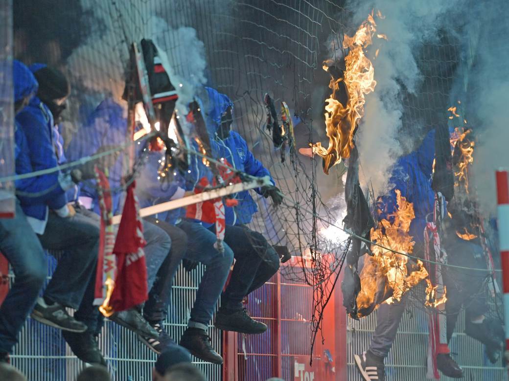 navijači Union Berlin - Herta