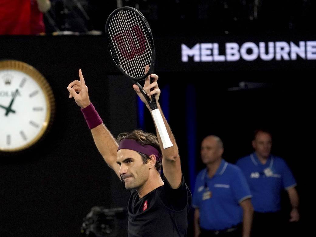  Federer u pet setova u osmini finala Australijan Opena 