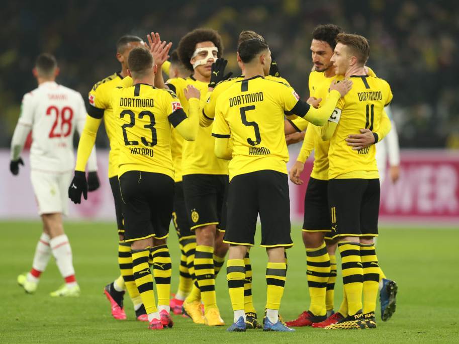  Dortmund - Keln 5:1, Bundesliga, 19. kolo 