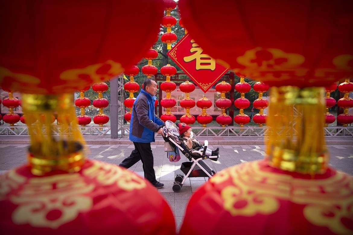 kina, peking, maske, virus