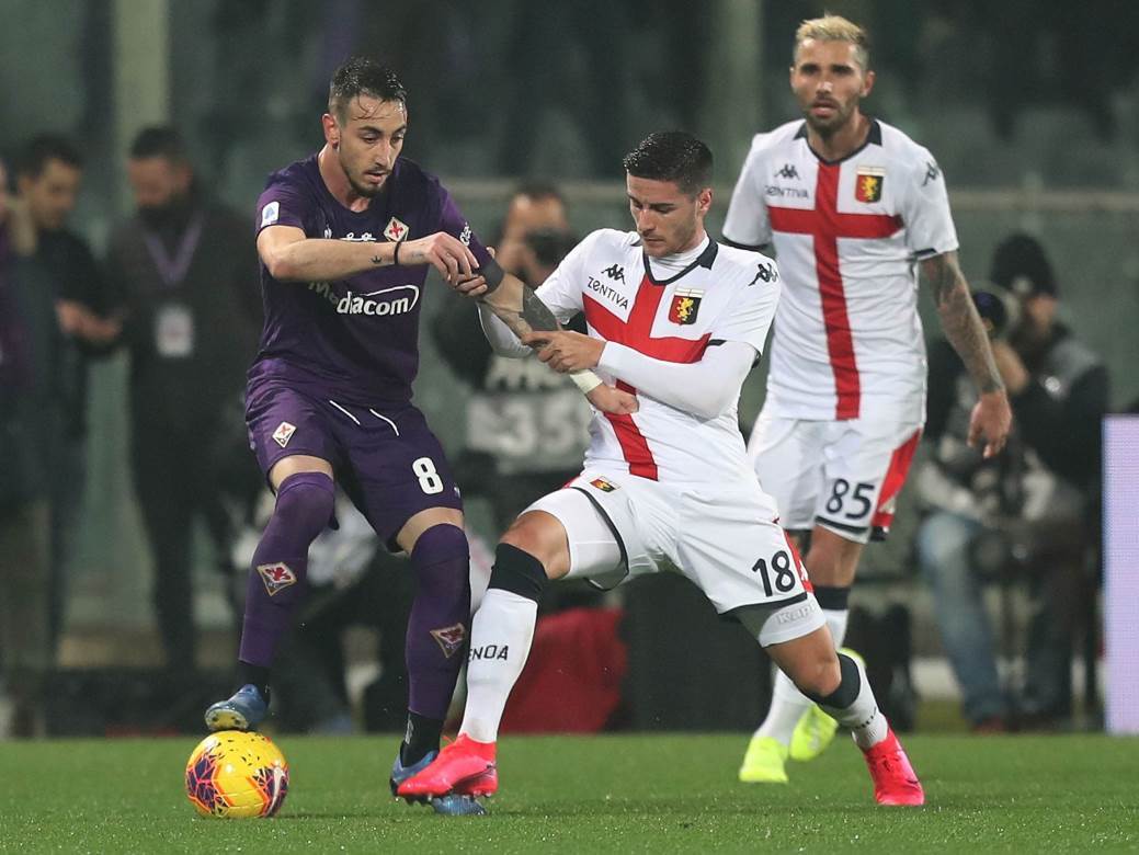  Serija A 21. kolo Fiorentina - Đenova 0-0 