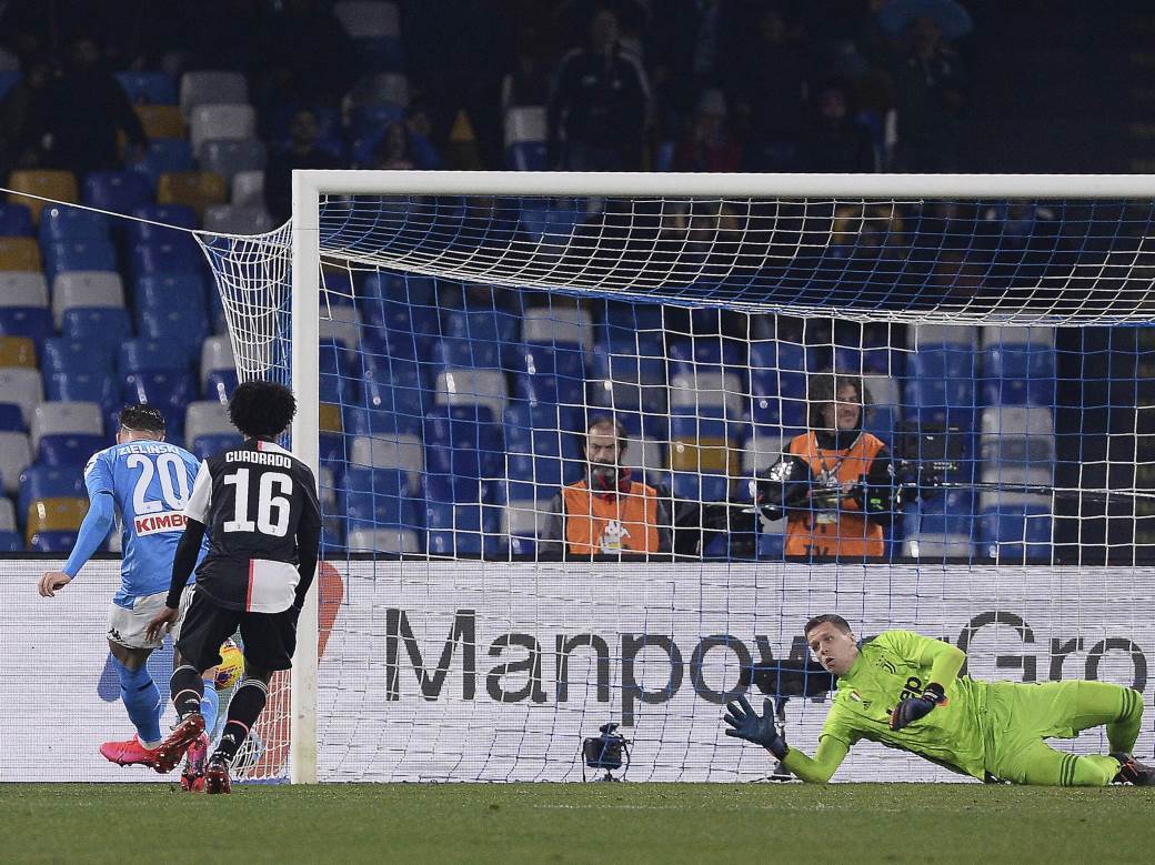  Napoli - Juventus 2:1, Serija A, 21. kolo 