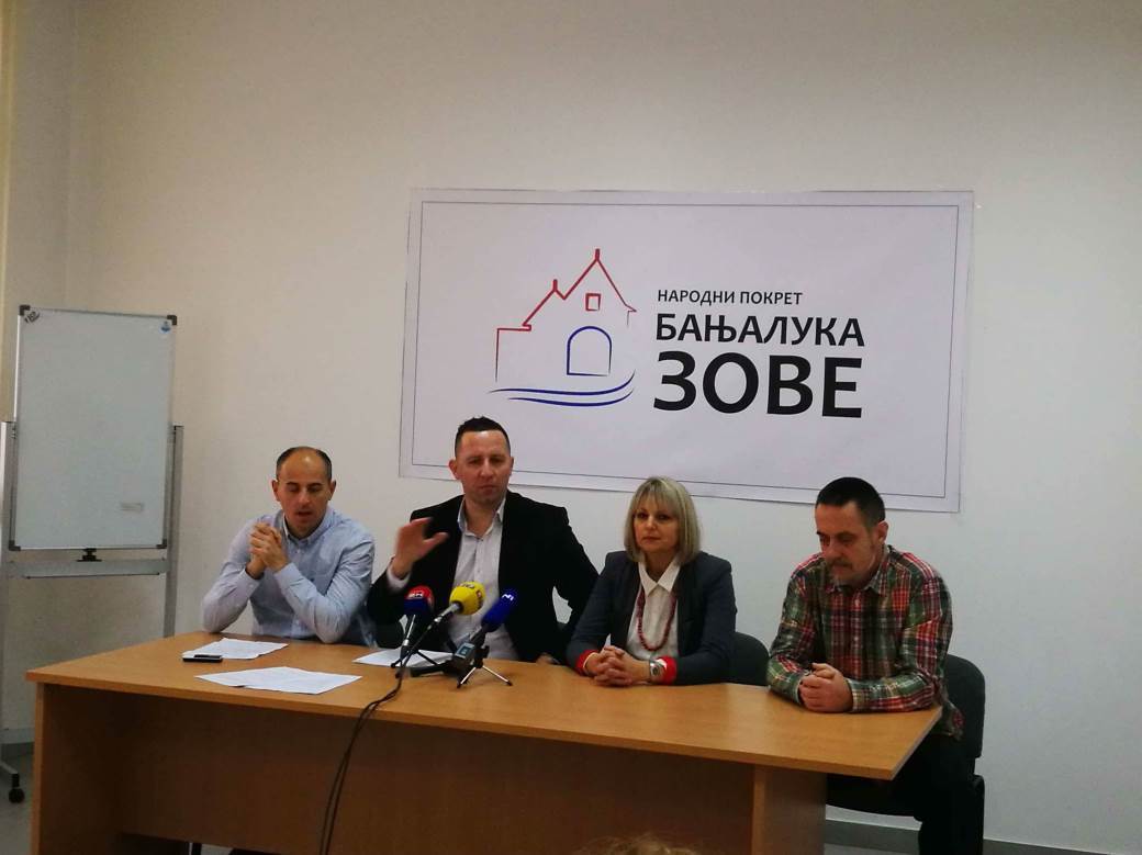 Narodni pokret Banjaluka zove osnovanje 