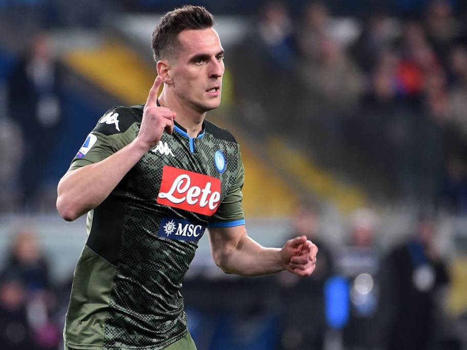  Arkadiuš Milik Napoli transfer 