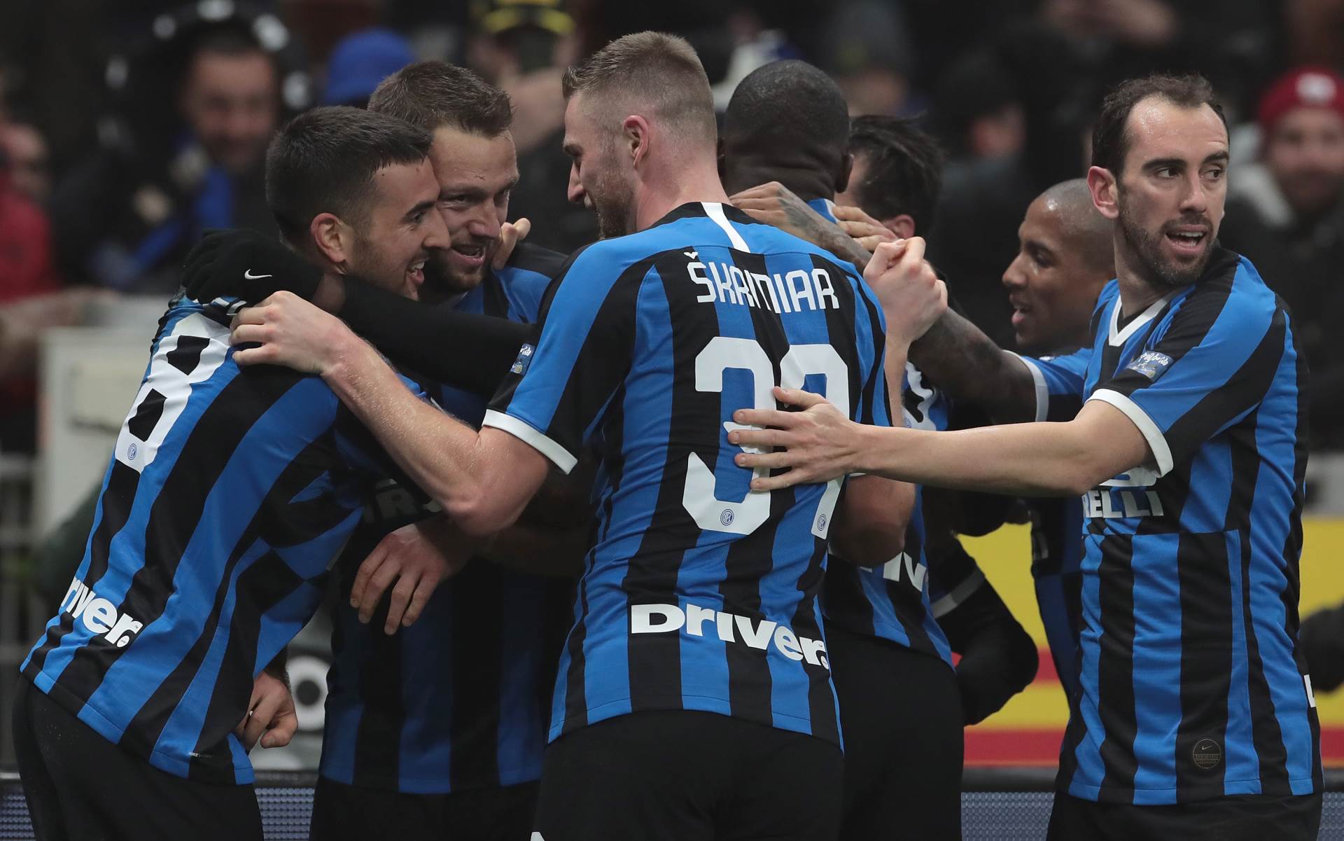  Inter - Milan 4:2 Serija A Derbi dela Madonina 23. kolo 