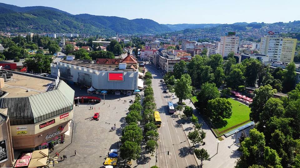  Tuča na Trgu Krajine u Banjaluci 