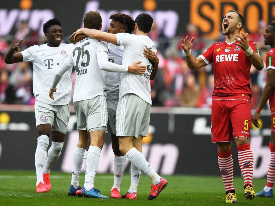  Keln - Bajern 1:4, Bundesliga, 22. kolo 