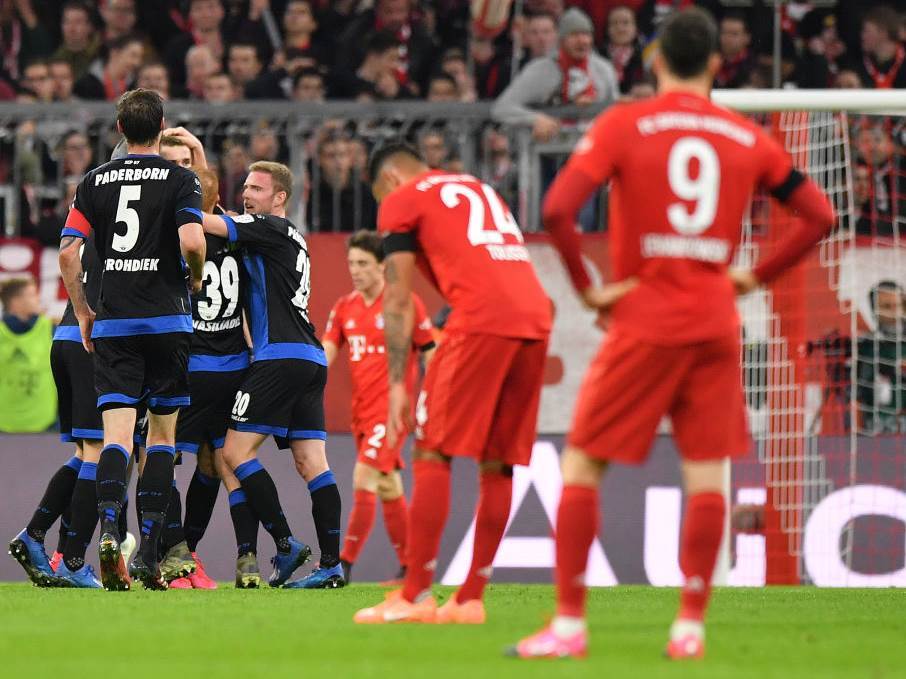 Bajern - Paderborn 3:2, Bundesliga, 23. kolo 