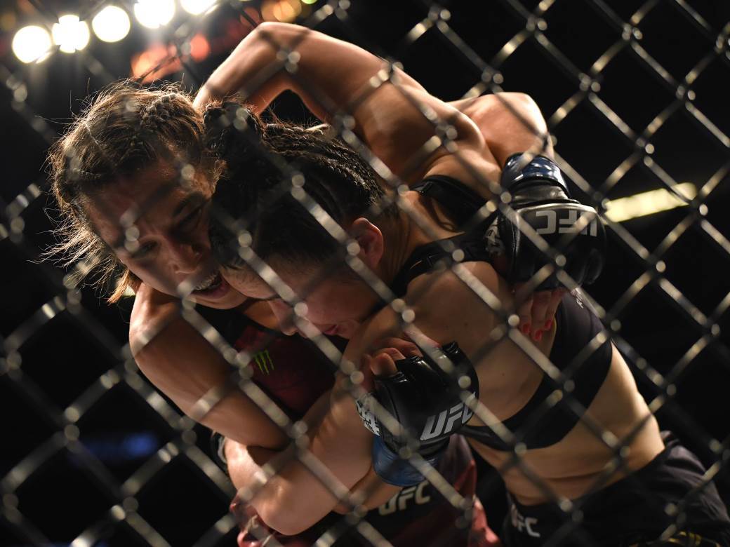 UFC Veili Žang - Joana Jedžičik borba 