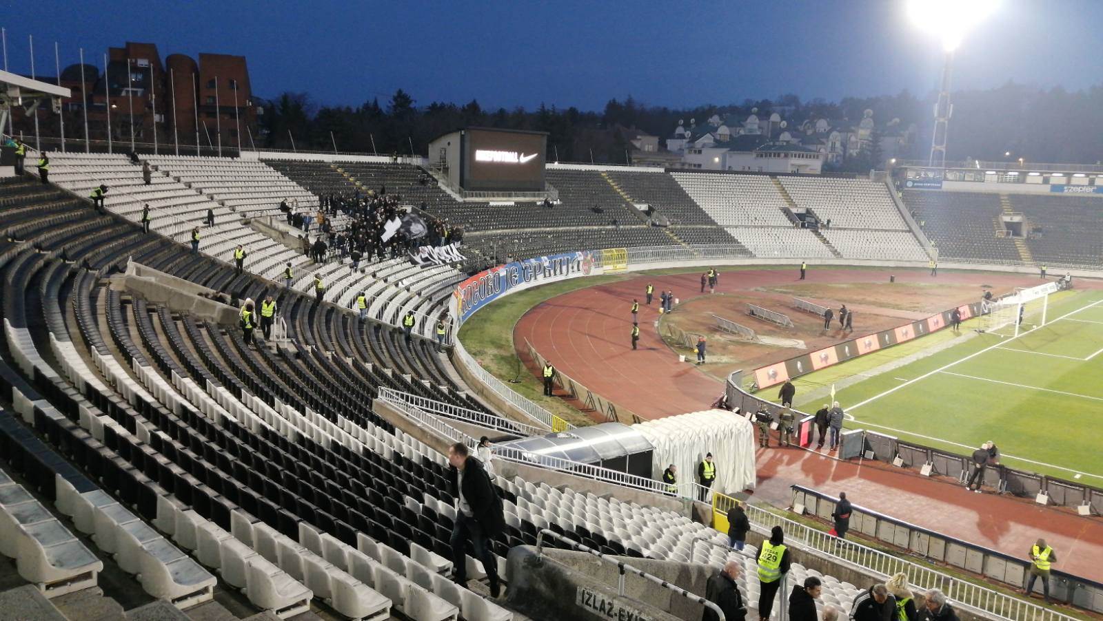  Slaba poseta na zaostalom meču Kupa Srbije između Partizana i Spartaka FOTO 