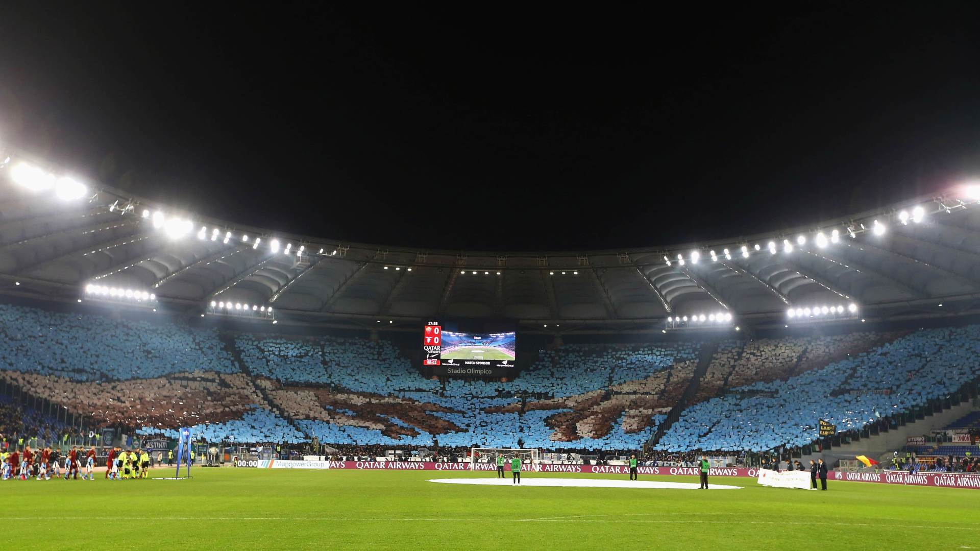  Lacio, fotografije navijača na tribinama 