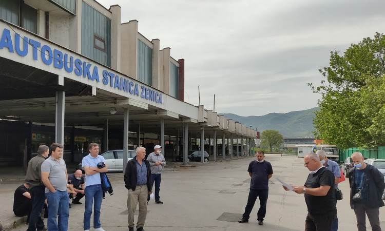  Ponovo blokirana Autobuska stanica Zenica 