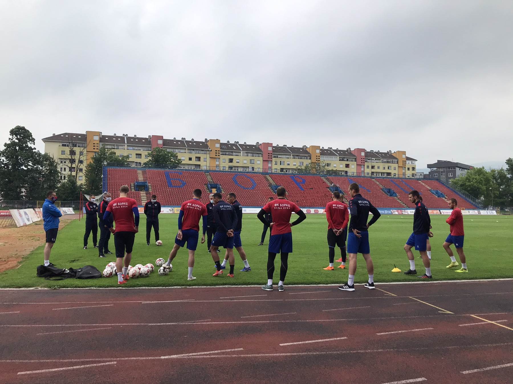  FK Borac prvi trening nakon korona virus Jagodić Vranješ 