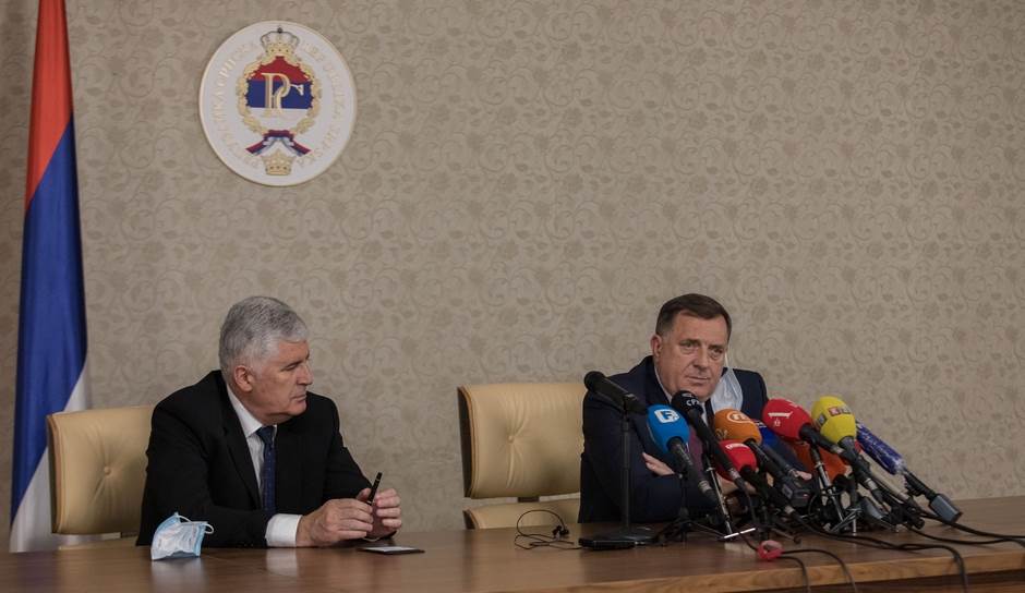  Dodik, Čović i Izetbegović danas o imenovanjima i budžetu institucija BiH 