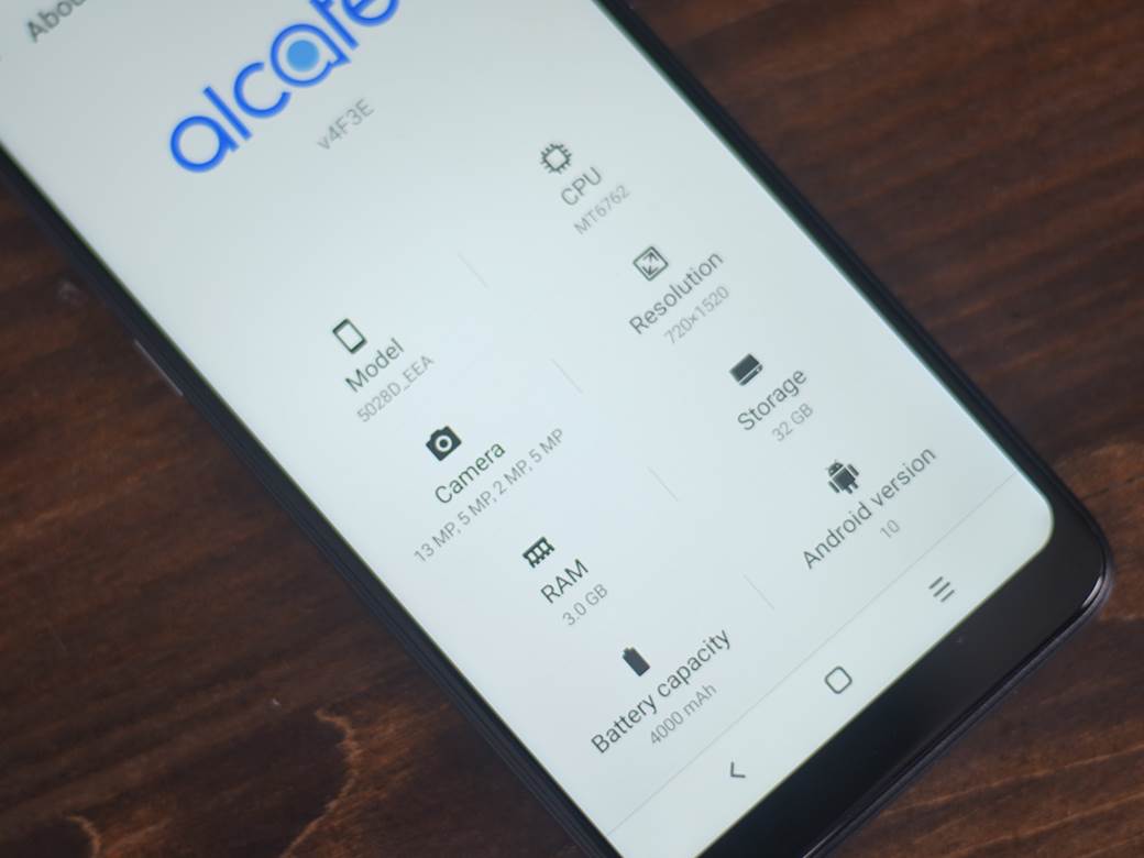 Alcatel 1S