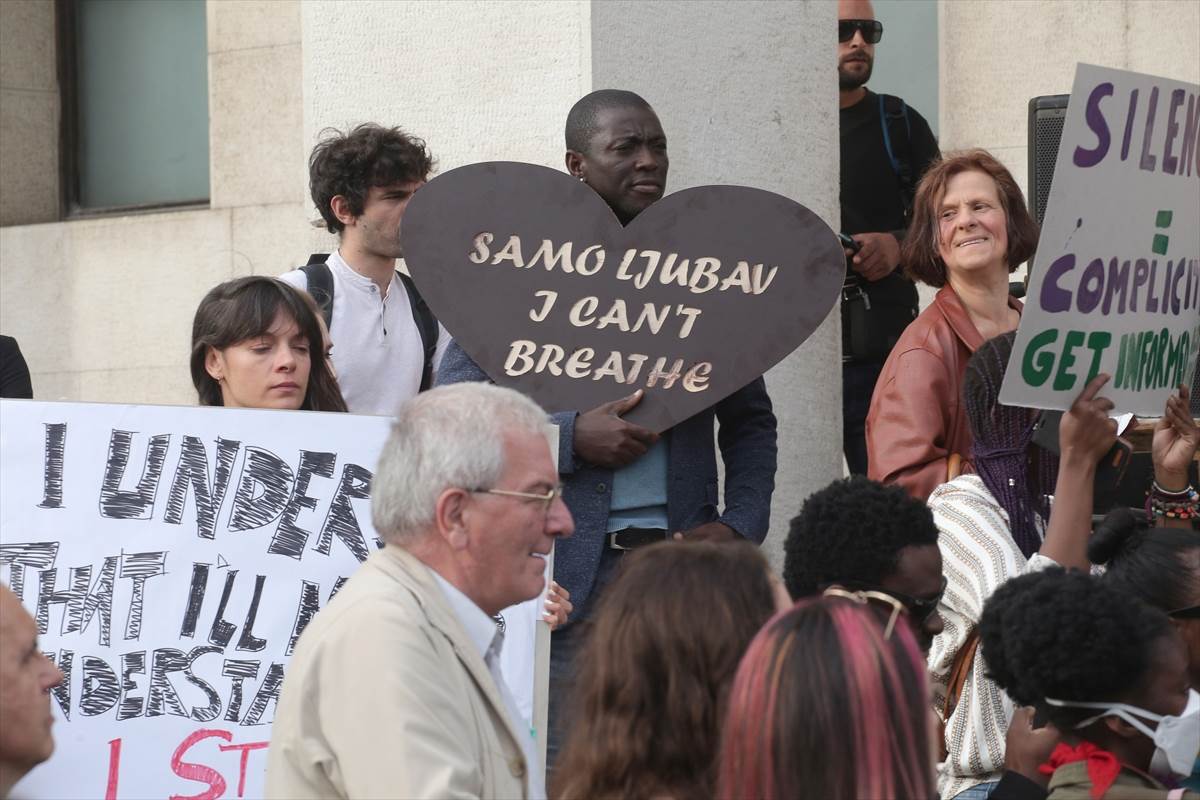  I Zagreb na koljenima: Stop rasizmu, stop policijskoj brutalnosti 