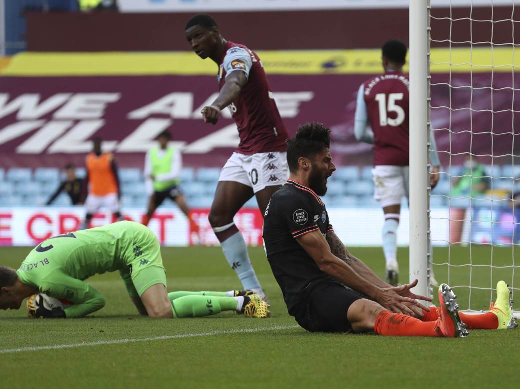  Aston Vila - Čelsi 1:2 Premijer liga Čelsi za veliki korak bliži Ligi šampiona! 