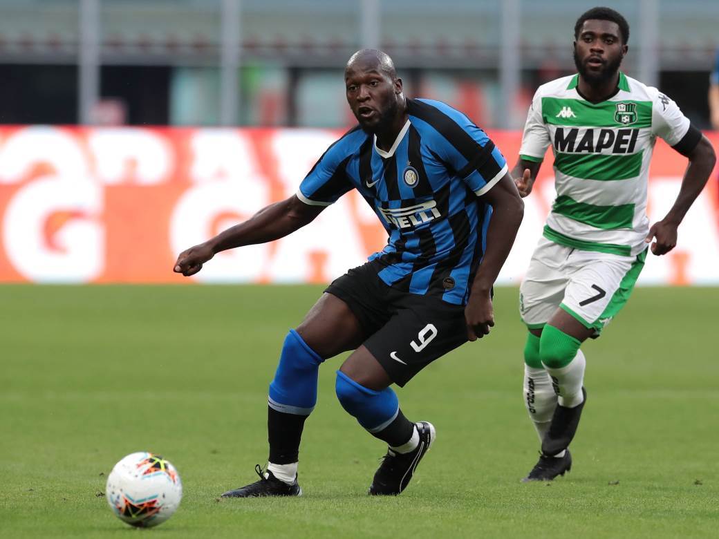 Inter - Sasuolo, Romelu Lukaku, Žeremi Boga