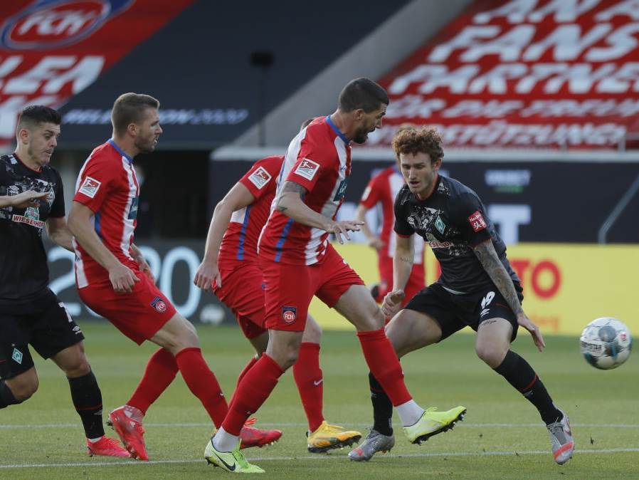  Hajdenhajm - Verder 2:2, Bundesliga, baraž 2020. 