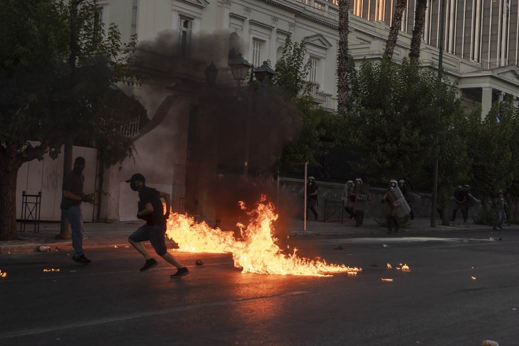 atina protesti grčka