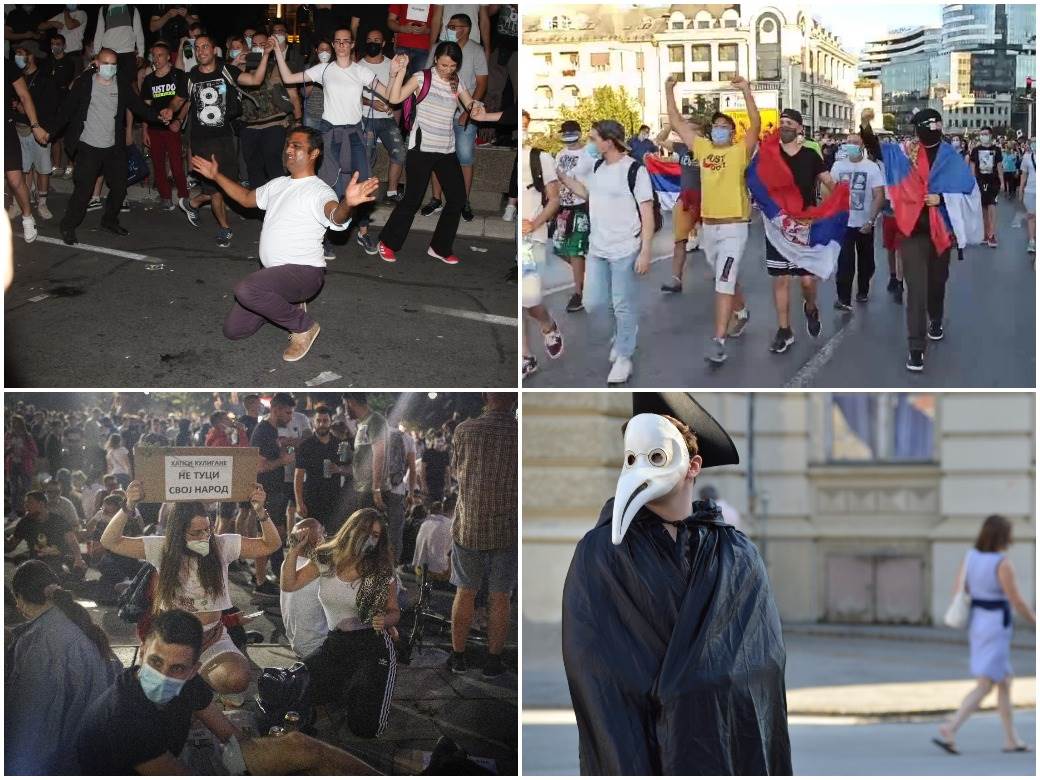  Pogledajte najluđe snimke sa jučerašnjih protesta (VIDEO, FOTO) 