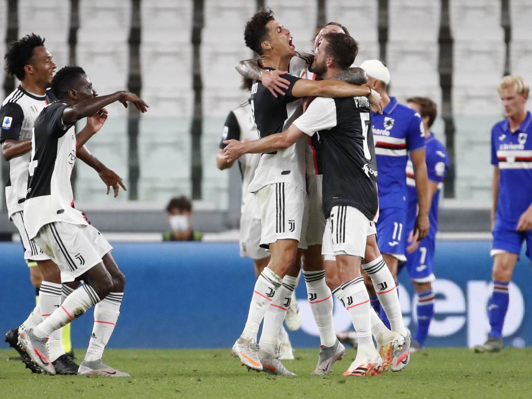  Juventus - Sampdorija, Serija A, 36. kolo, Juve šampion Italije 9. put zaredom 