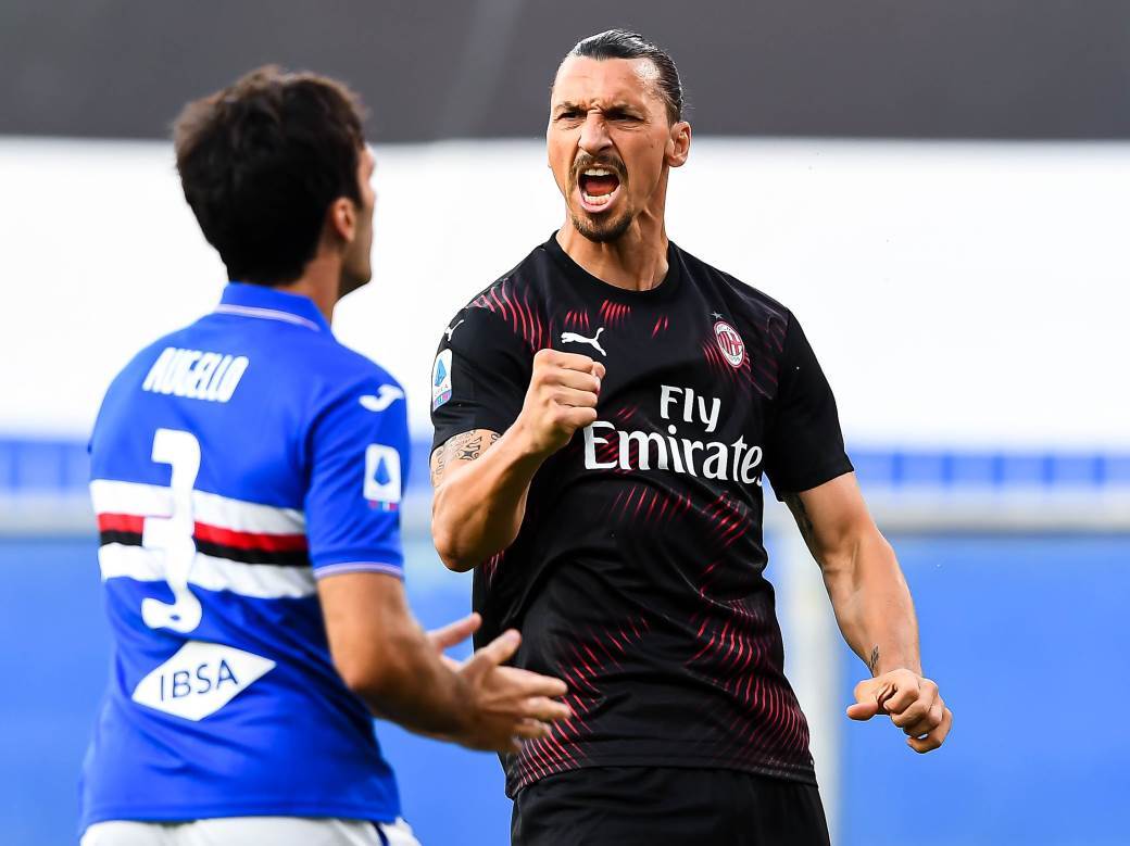  Sampdorija - Milan 1:4 Lacio - Breša 2:0 Dva gola i asistencija Zlatan Ibrahimović Imobile strijelac 