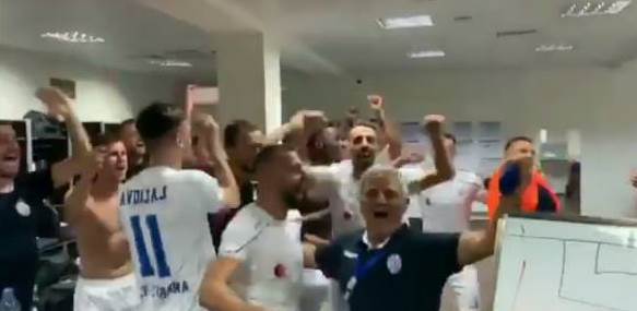  Tirana prolaz u drugo kolo kvalifikacije Liga šampiona slavlje gradonačelnik 