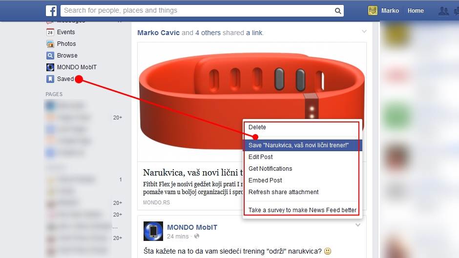  Facebook ima novo Save dugme: Čemu služi, šta radi 