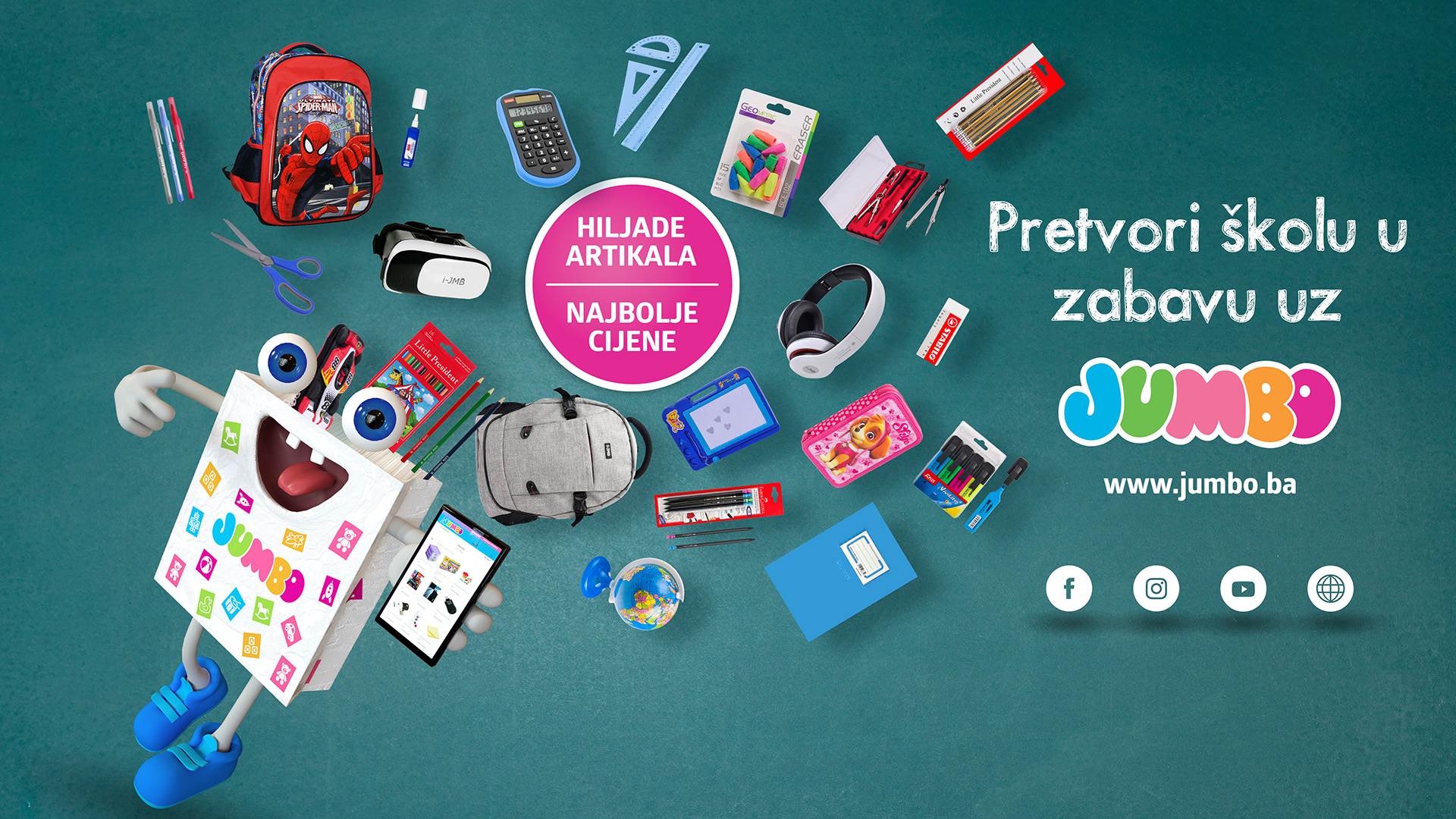  Jumbo školski pribor 