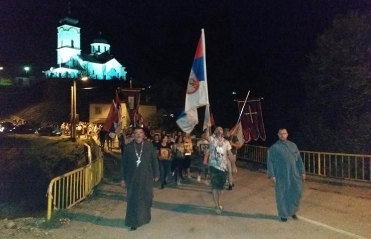  U Milićima održan moleban podrške narodu u Crnoj Gori 