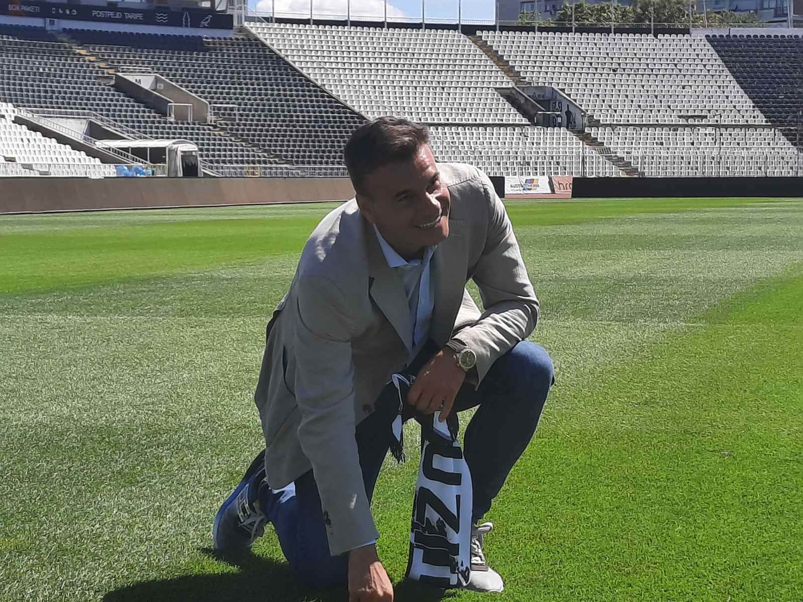Aleksandar Stanojević predstavljanje FK Partizan 
