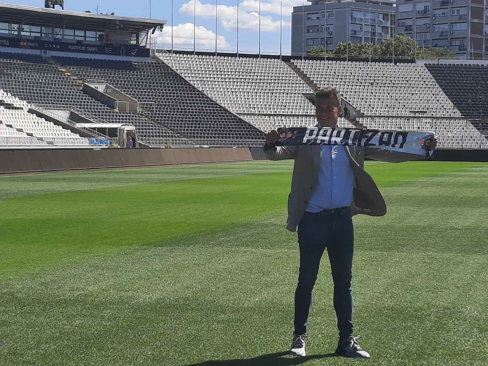 Aleksandar Stanojević predstavljanje FK Partizan 