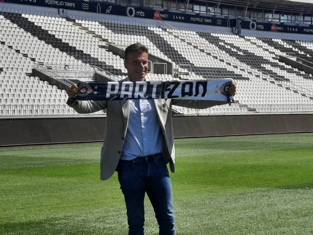 Aleksandar Stanojević predstavljanje FK Partizan 