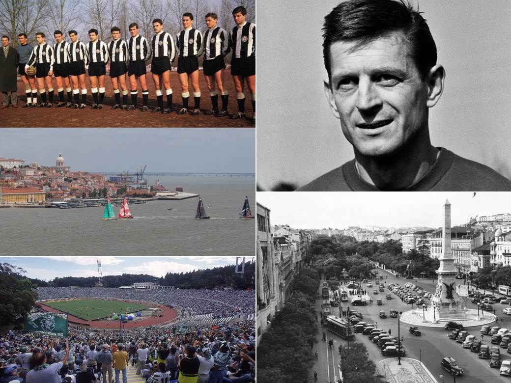  Sporting Lisabon Partizan 1955 1956 sastavi  Kup šampiona 