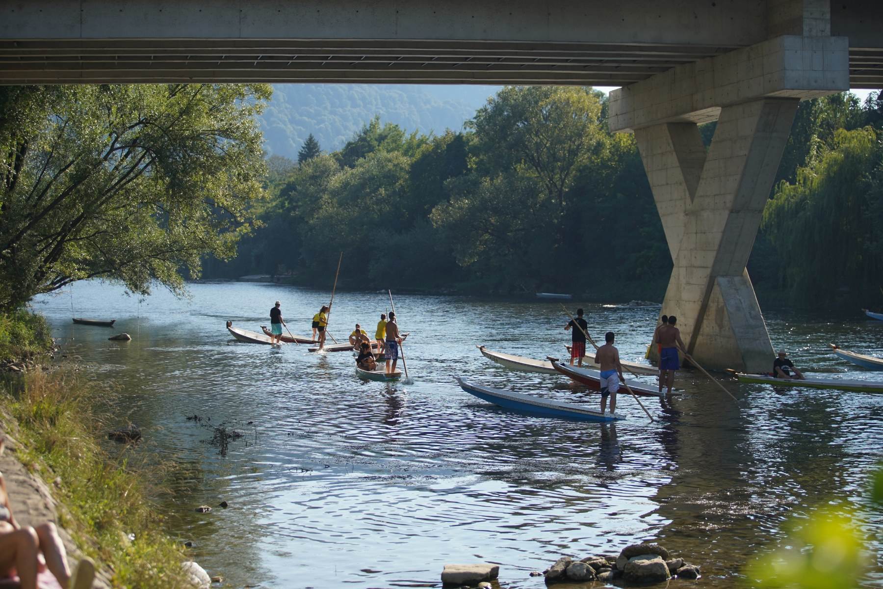  "Uvijek uz naš Vrbas": Pogledajte kako je izgledala trka dajak čamaca u Banjaluci (FOTO) 