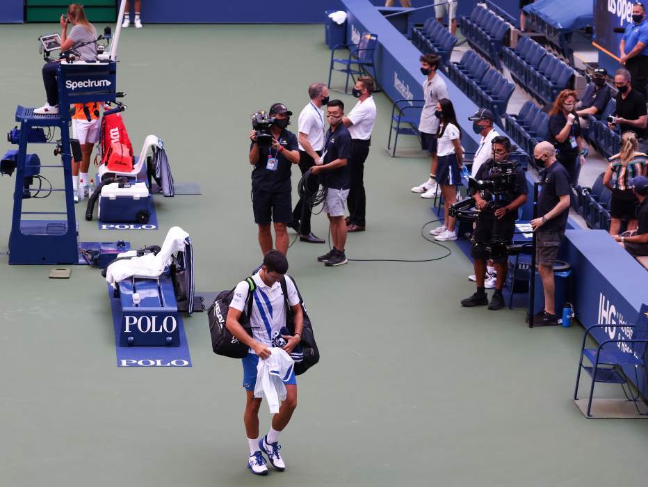  Novak Đoković izbacivanje sa US Opena - tekstovi, video snimci, treneri, reakcije 