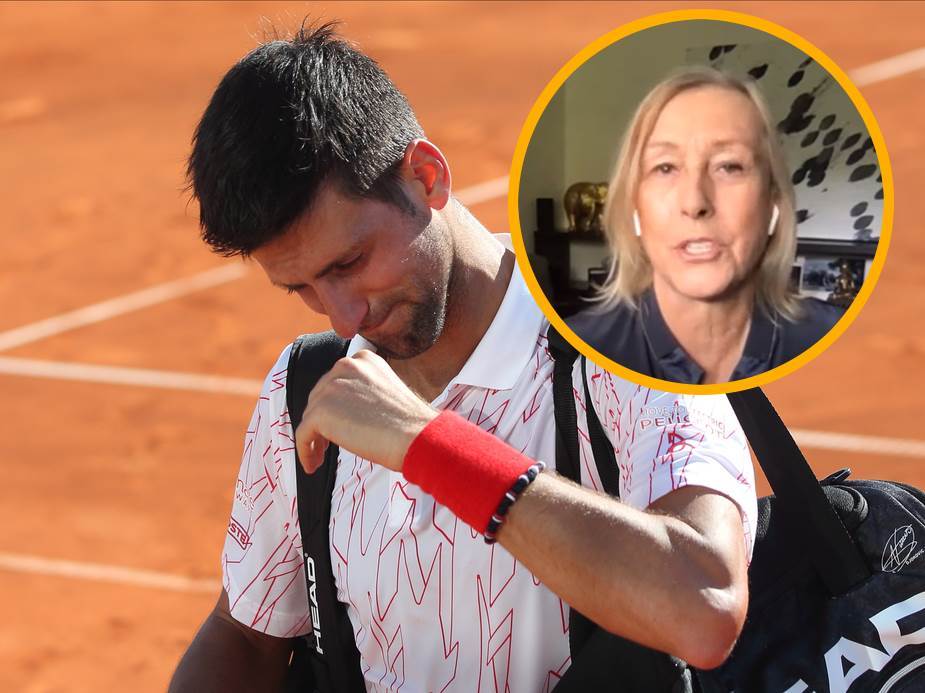  Martina Navratilova - Novak Đoković pobjegao - kao kad ostavljate djevojku preko mejla 
