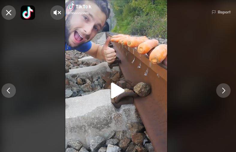  Mostarski TikToker uhapšen zbog videa voza koji gazi povrće 